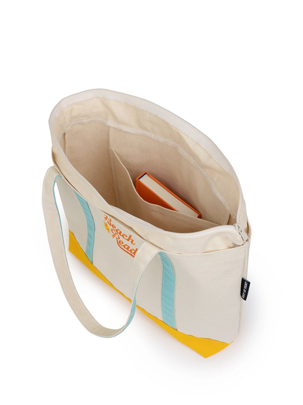 Beach Reads Zippered Boat Tote