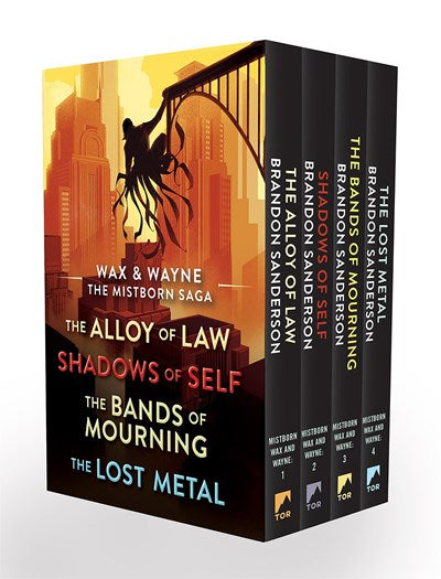 Wax and Wayne, The Mistborn Saga Boxed Set : Alloy of Law, Shadows of Self, Bands of Mourning, and The Lost Metal