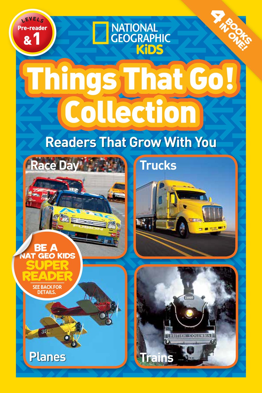 Things That Go! Collection (National Geographic Kids Readers, Levels Pre-Reader & 1)