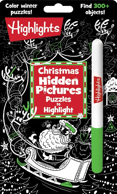 Christmas Hidden Pictures Puzzles to Highlight : Color winter puzzles! Over 300+ objects!