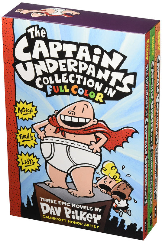 The Captain Underpants Color Collection (Captain Underpants #1-3 Boxed ...